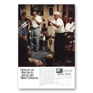 1969 Middle South Utilities Print Ad | New Orleans