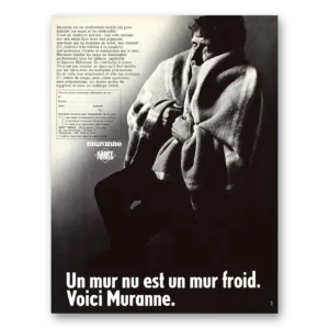 1969 Muranne Print Ad | Un Mur Nu