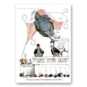 1969 New England Mutual Life Insurance Print Ad | Insurance Company