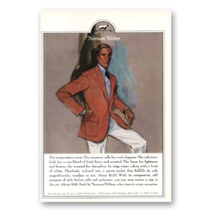 1969 Norman Hilton Print Ad | The Temperature Soars