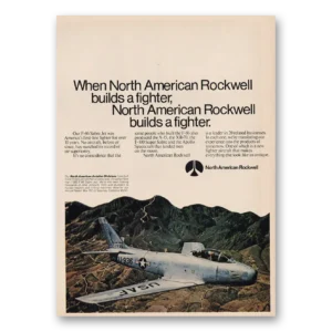 1969 North American Rockwell Print Ad | Fighter