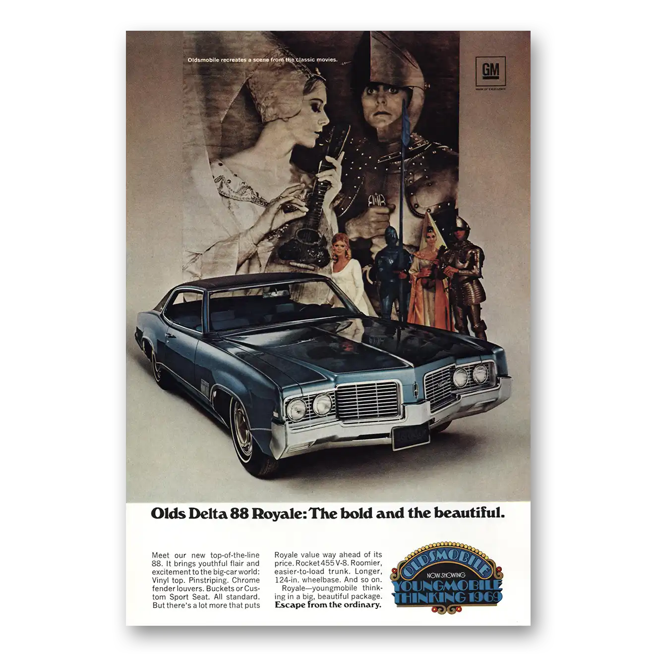 1969 Oldsmobile Delta 88 Print Ad | Royale Classic