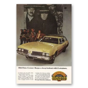 1969 Oldsmobile Vista Cruiser Print Ad | Western Movie