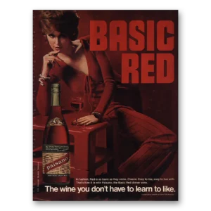 1969 Paisano Wine Print Ad | Basic Red
