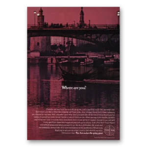 1969 Pan Am Print Ad | Long Day