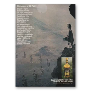 1969 100 Pipers Print Ad | Legend