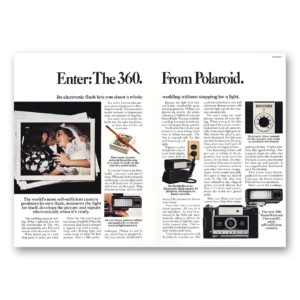 1969 Polaroid 360 Camera Print Ad | Enter 360