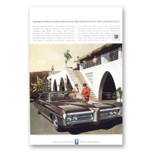 1969 Pontiac Bonneville Print Ad | Shock Absorbers
