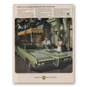 1969 Pontiac Bonneville Print Ad | Standard Break Away