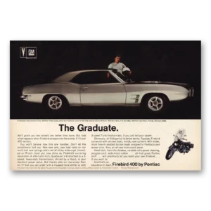 1968 Pontiac Firebird Print Ad | Graduate