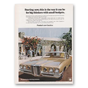 1969 Pontiac Catalina Print Ad | Big Thinkers
