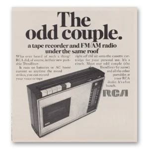 1969 RCA Radios Print Ad | Tape Recorder