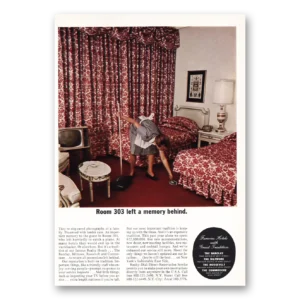 1969 Realty Hotels Print Ad | Room 303 Left Memory Behind