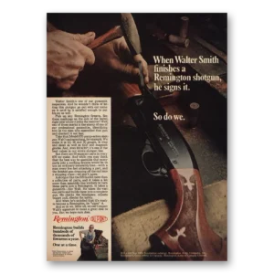 1969 Remington Arms Print Ad | Walter Smith