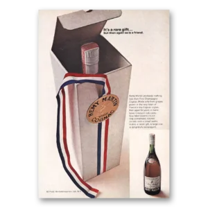 1969 Remy Martin Cognac Print Ad | Rare Gift
