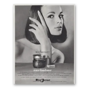 1969 Rene Garraud Print Ad | Carissime Son Secret
