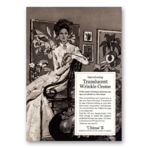 1969 Ultima II Print Ad | Translucent Wrinkle