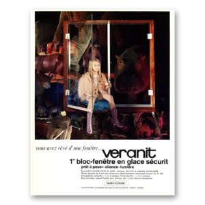 1969 Saint Gobain Print Ad | Veranit French