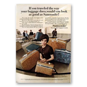 1969 Samsonite Luggage Print Ad | Luggage Traveled