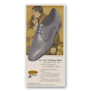 1969 Dr Scholls Walking Shoe Print Ad | Walking Shoe