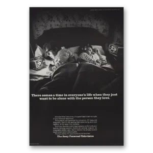1969 Sony Television Print Ad | Person They Love