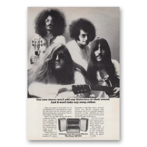 1969 Sony Stereo Print Ad | New Stereo