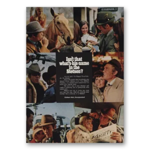 1969 Stetson Hats Print Ad | His Name