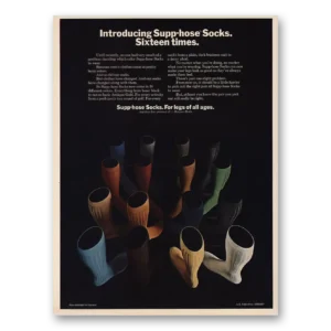1969 Supp-Hose Print Ad | Sixteen Times