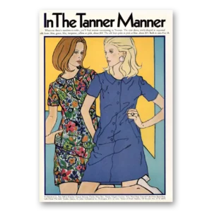 1969 Tanner Fashion Print Ad | Women Vacationing
