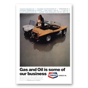 1969 Tenneco Print Ad | Gas And Oils Some Of Our Business