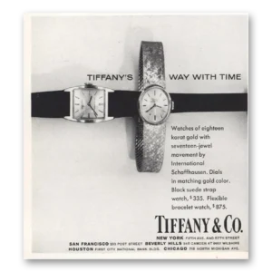 1969 Tiffany & Co Print Ad | Way With Time