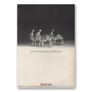 1969 Tiffany & Co Print Ad | Jeweled Dromedary Pins