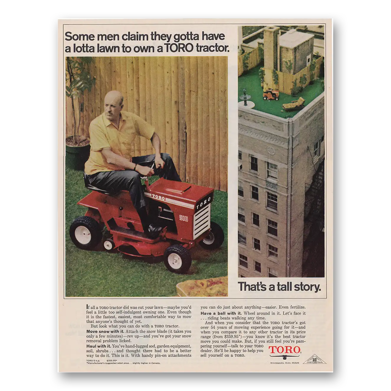1969 Toro Mowers Print Ad | Story