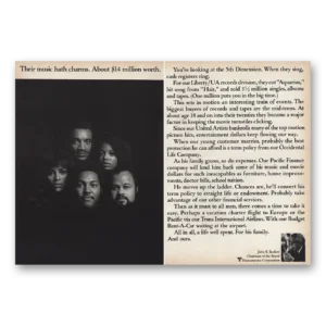 1969 Transamerica Print Ad | 5th Dimension