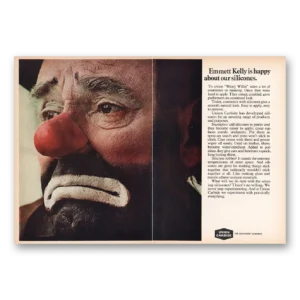 1969 Union Carbide Print Ad | Emmett Kelly