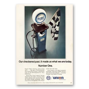 1969 Pure Oil Print Ad | Checkered Past