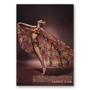1969 Vanity Fair Fashion Print Ad | Torrid Brights