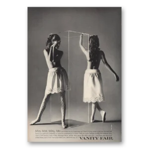 1969 Vanity Fair Print Ad | Mini Midi