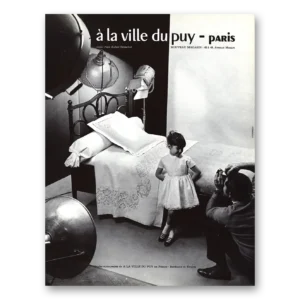 1969 La Ville du Puy Linens Print Ad | Paris French