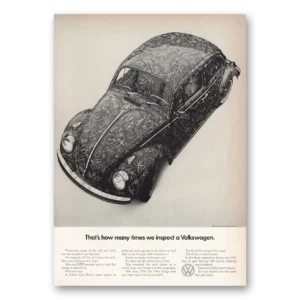 1969 Volkswagen Beetle Print Ad | We Inspect