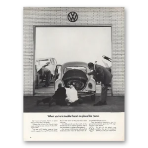 1969 Volkswagen Beetle Print Ad | No Place Like Home