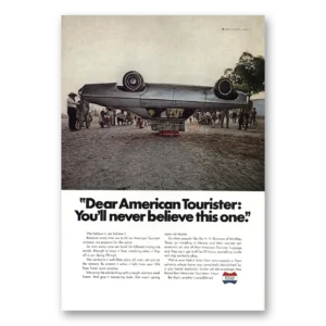 1970 American Tourister Luggage Print Ad | Never Believe