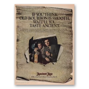 1970 Ancient Age Whiskey Print Ad | Old Bourbon