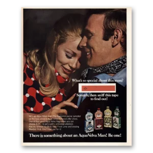1970 Aqua Velva Print Ad | Scratch Sniff