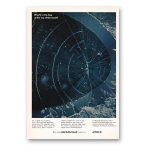 1970 Atlantic Richfield Print Ad | Hole At Top