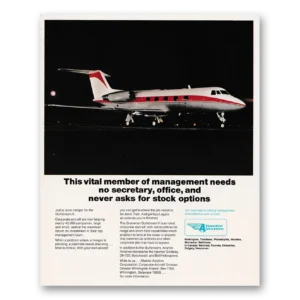 1970 Atlantic Aviation Print Ad | Vital Member