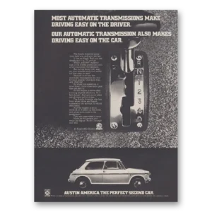 1970 Austin America Print Ad | Transmissions