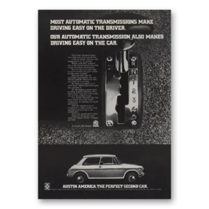 1970 Austin America Print Ad | Automatic Transmissions