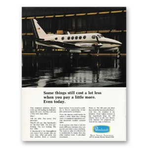 1970 Beechcraft Print Ad | Some Things