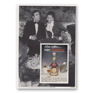 1970 Benedictine Liqueur Print Ad | After Coffee